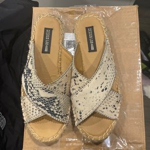 Design Lab Lord & Taylor Printed Sandals